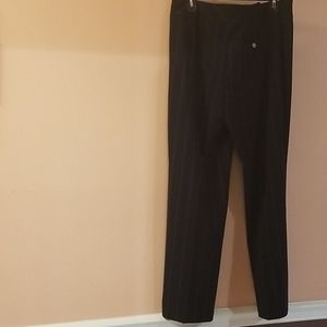 Womens pants black with stripes